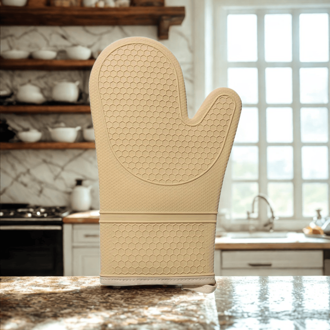 Gants de cuisine | HeatMaster Pro Marron Clair - 2 pièces