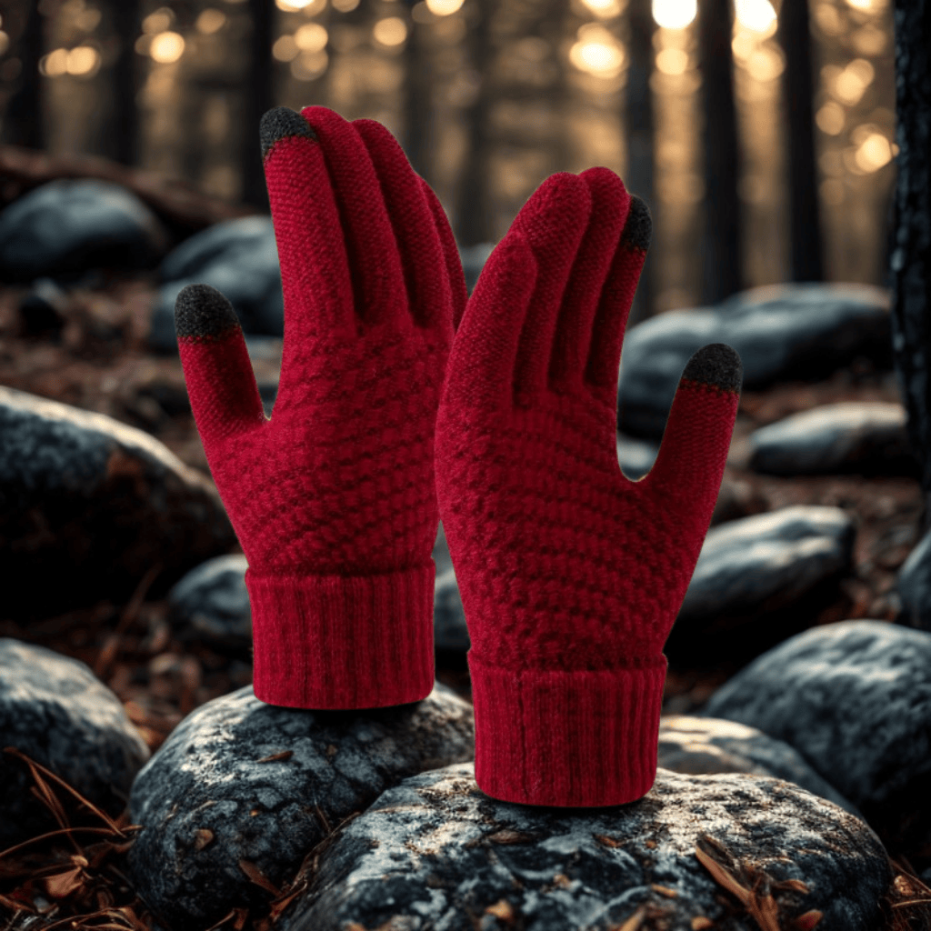 Gants en laine | WarmTouch Bordeaux