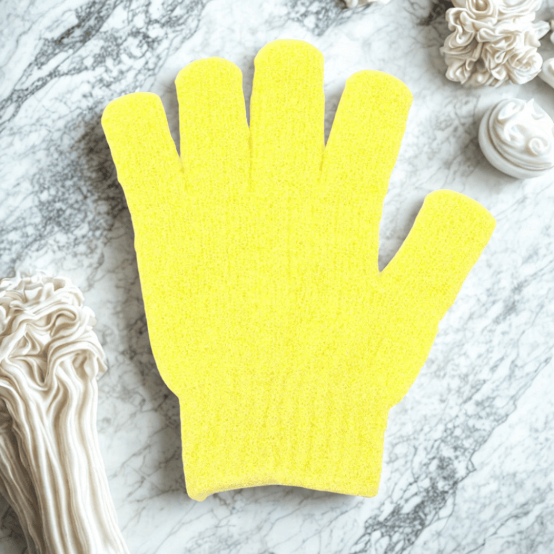 Gants exfoliants | PureTouch Glow Jaune - 1 pièce