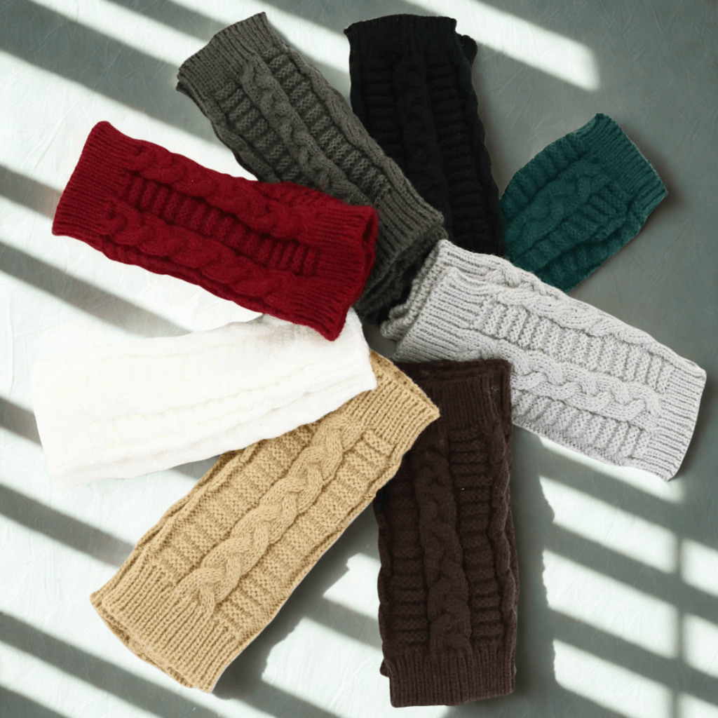 Mitaines femme | KnitCharm Kaki