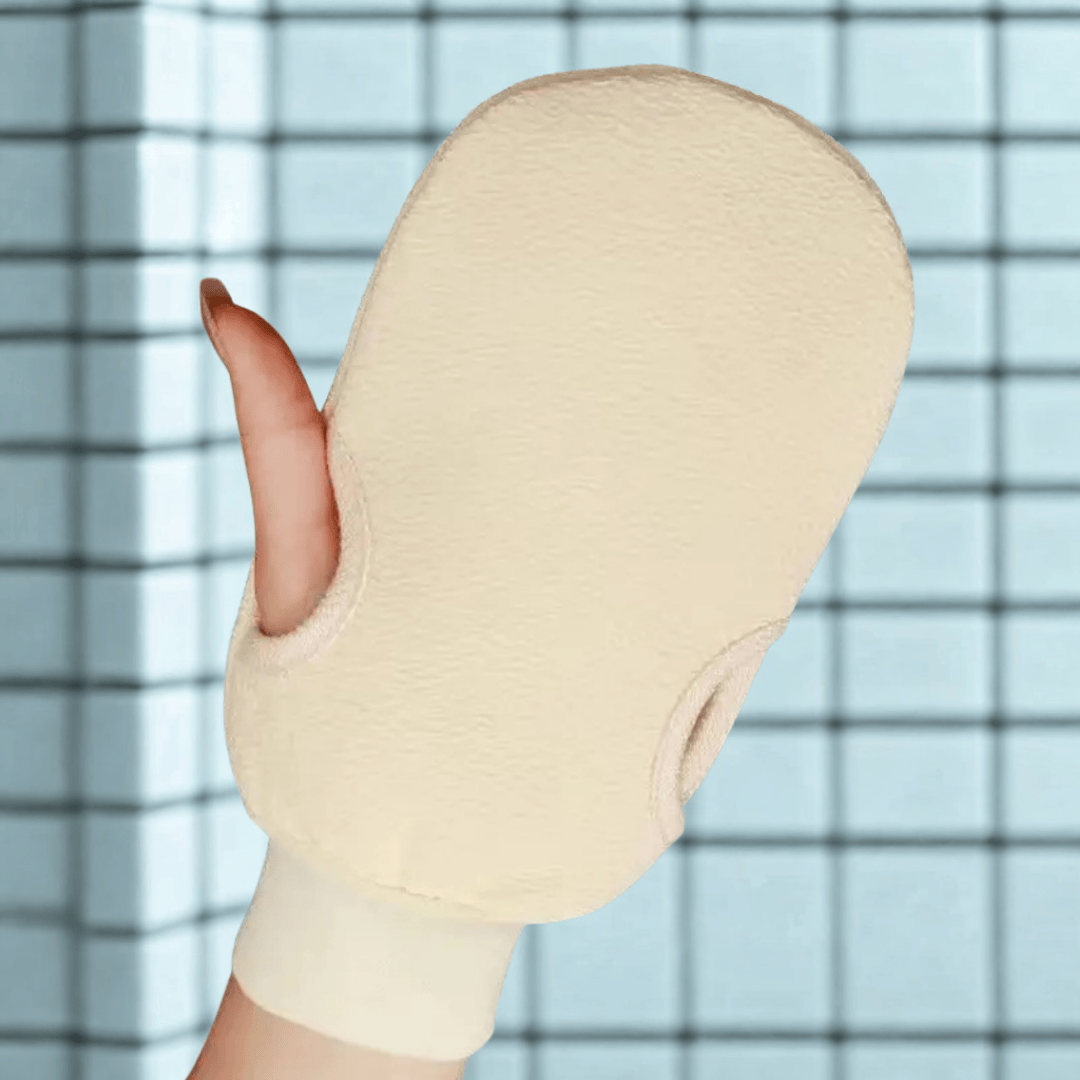 Gant exfoliant | DermaGlow Beige