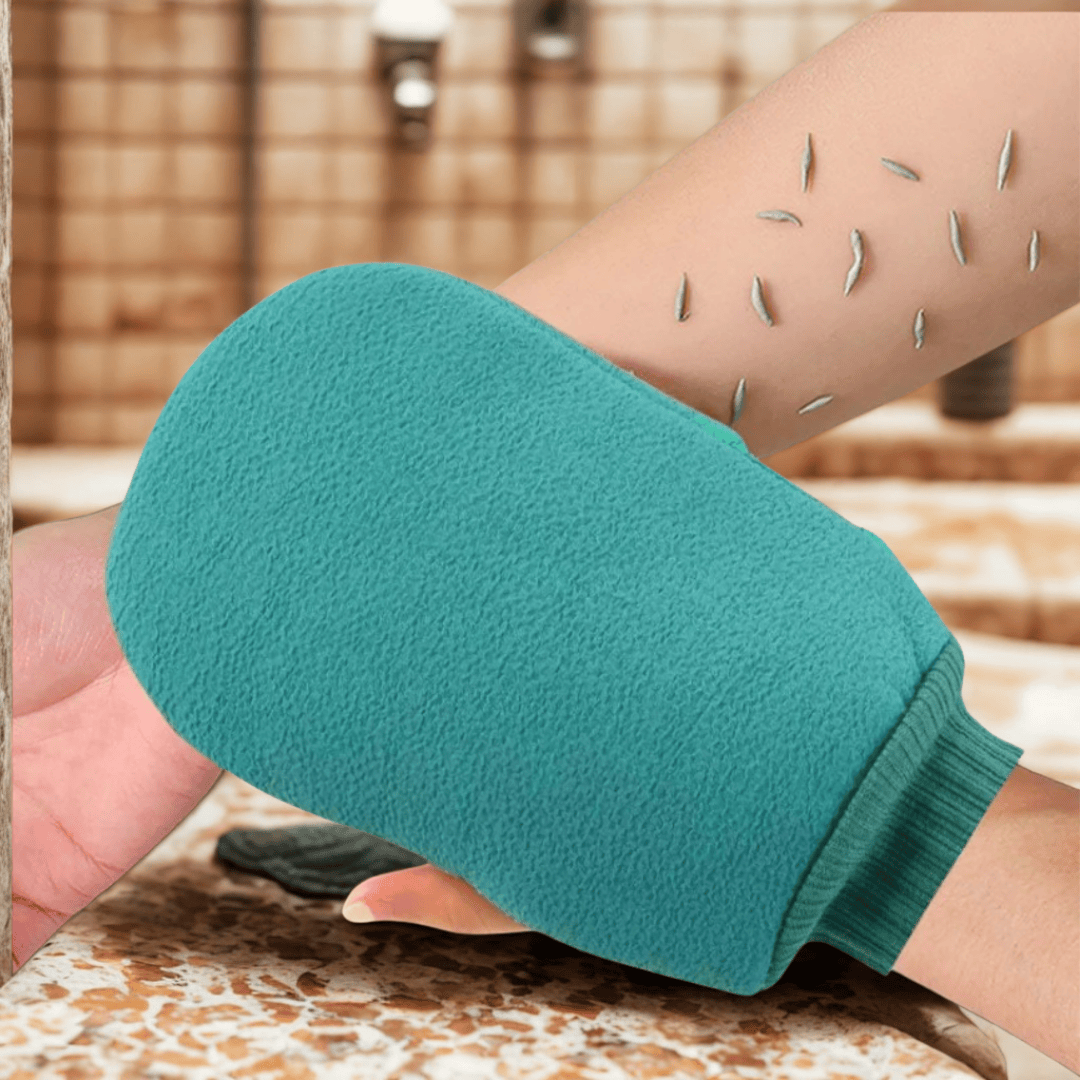 Gant exfoliant | DermaGlow Vert