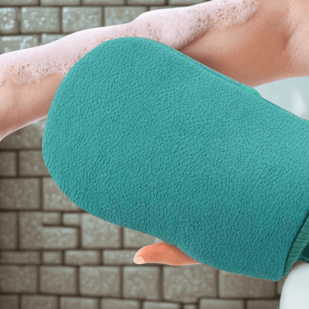 Gant exfoliant | DermaGlow Vert