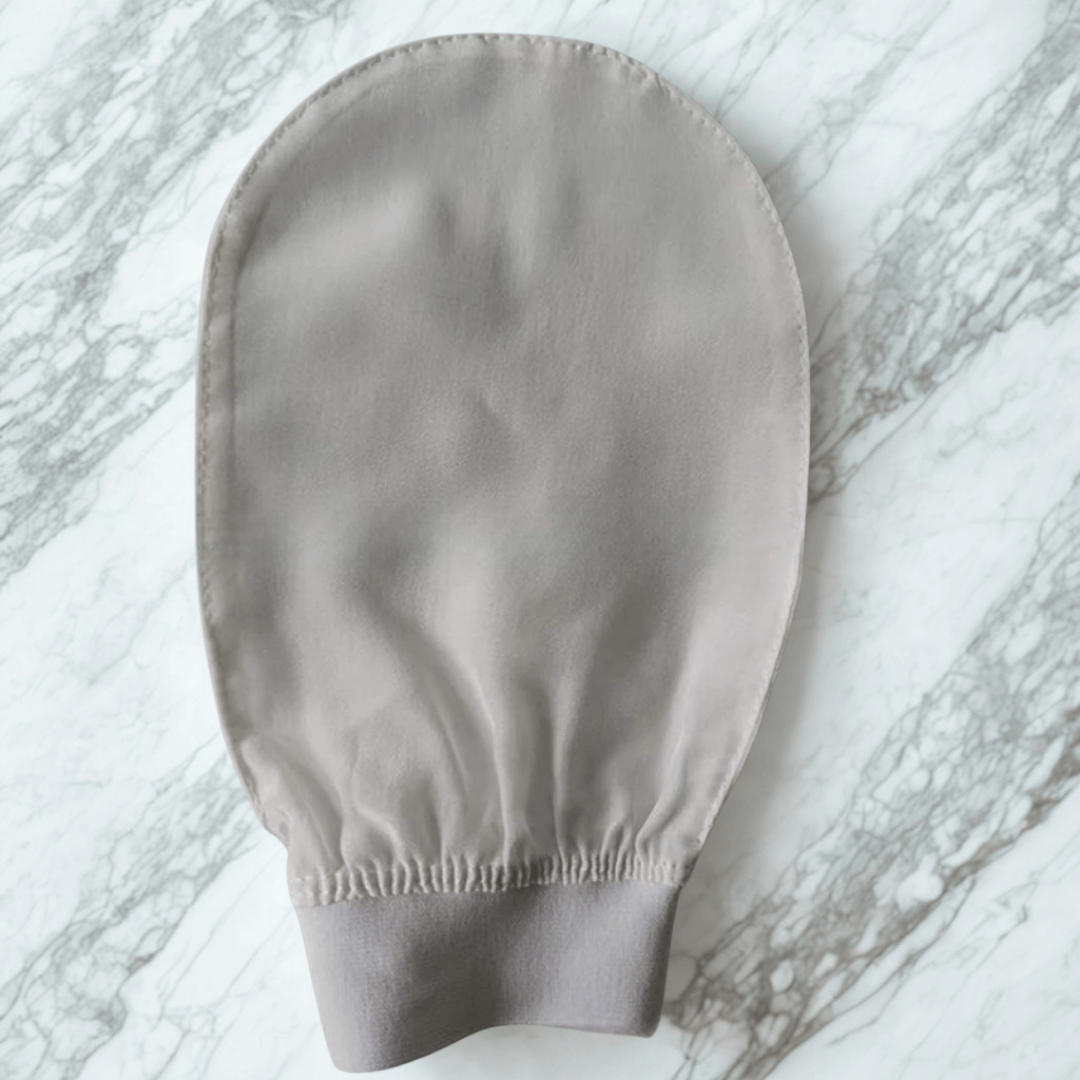 Gant exfoliant | SilkGlow Care Blanc