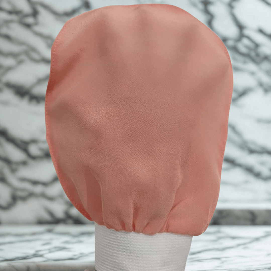 Gant exfoliant | SilkGlow Care Rose - Blanc