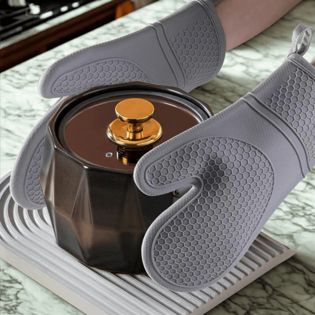 Gants de cuisine | HeatMaster Pro Gris - 1 pièce