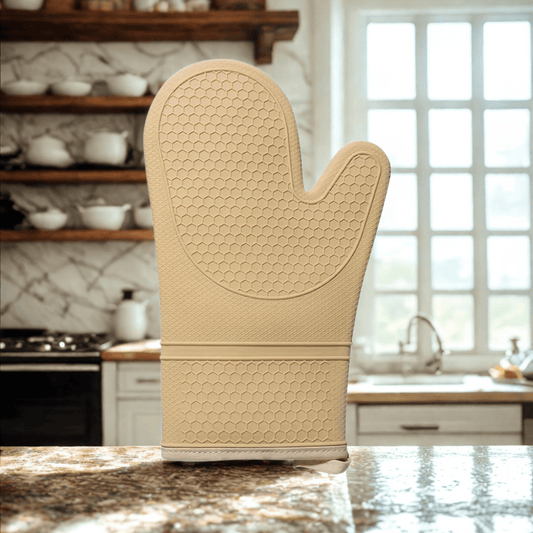 Gants de cuisine | HeatMaster Pro Marron Clair - 2 pièces