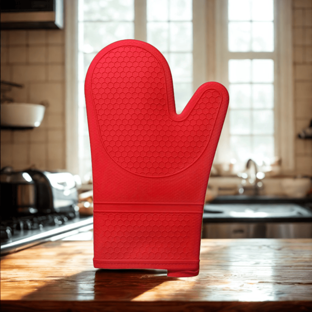 Gants de cuisine | HeatMaster Pro Rouge - 1 pièce