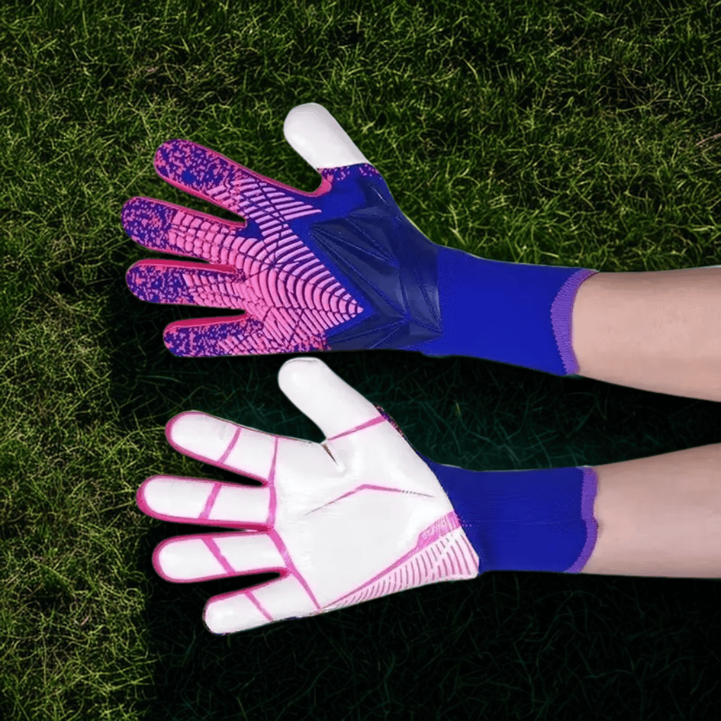 Gants de gardien | AeroCatch Pro Bleu/Rose