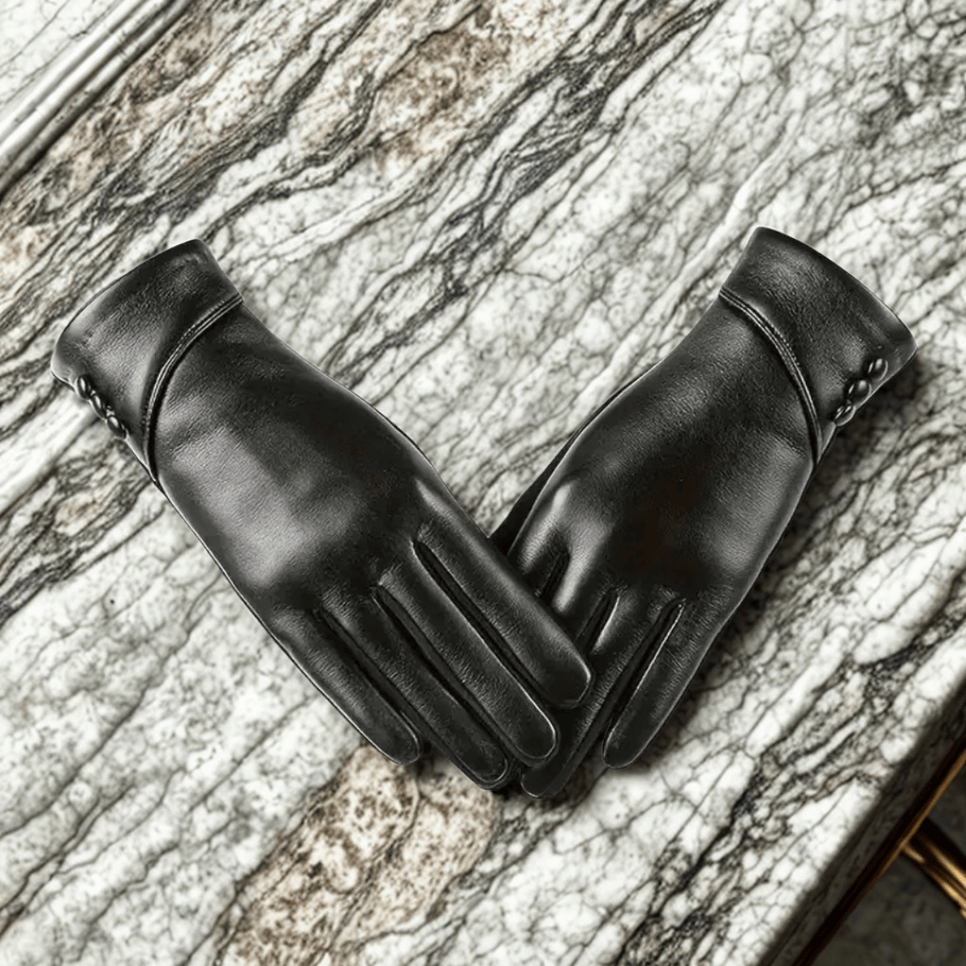 Gants en cuir | Valmoré Noir