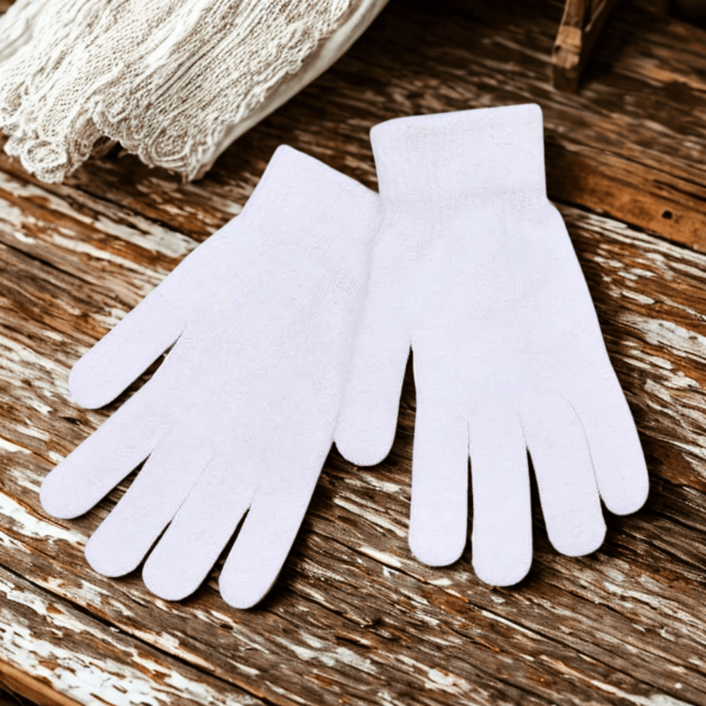 Gants en laine femme | SoftLoom Blanc