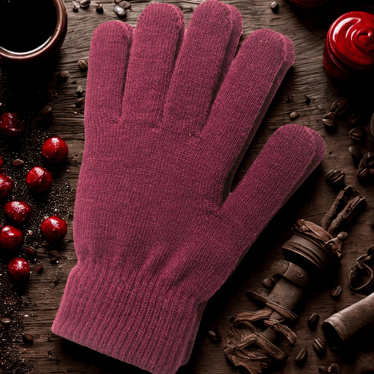 Gants en laine femme | SoftLoom Rouge