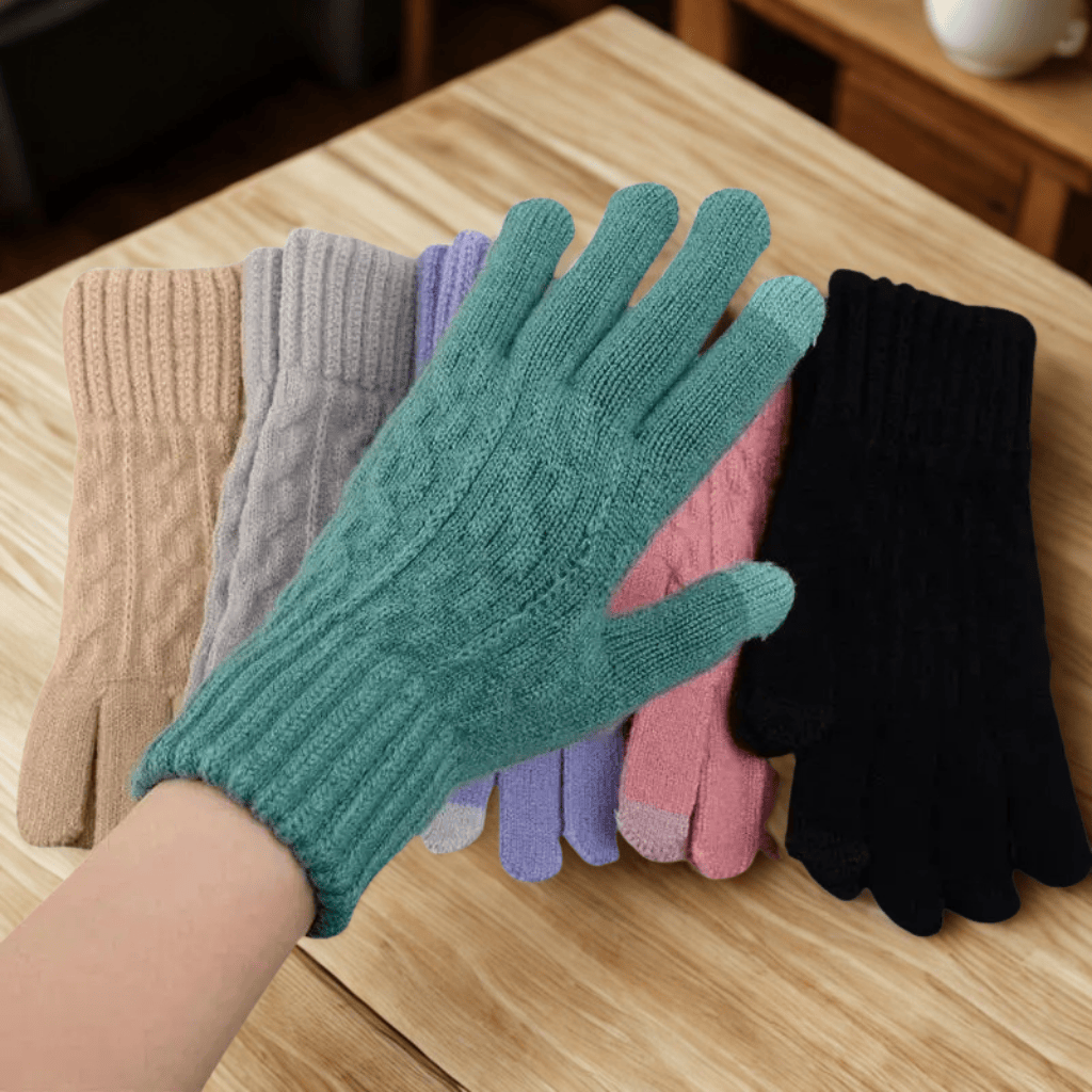 Gants en laine homme | ArcticWool Vert