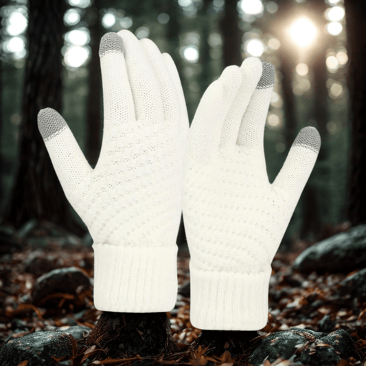 Gants en laine | WarmTouch Blanc