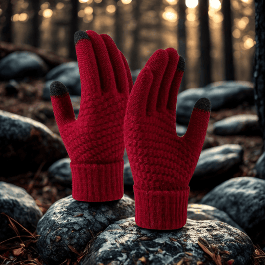Gants en laine | WarmTouch Bordeaux