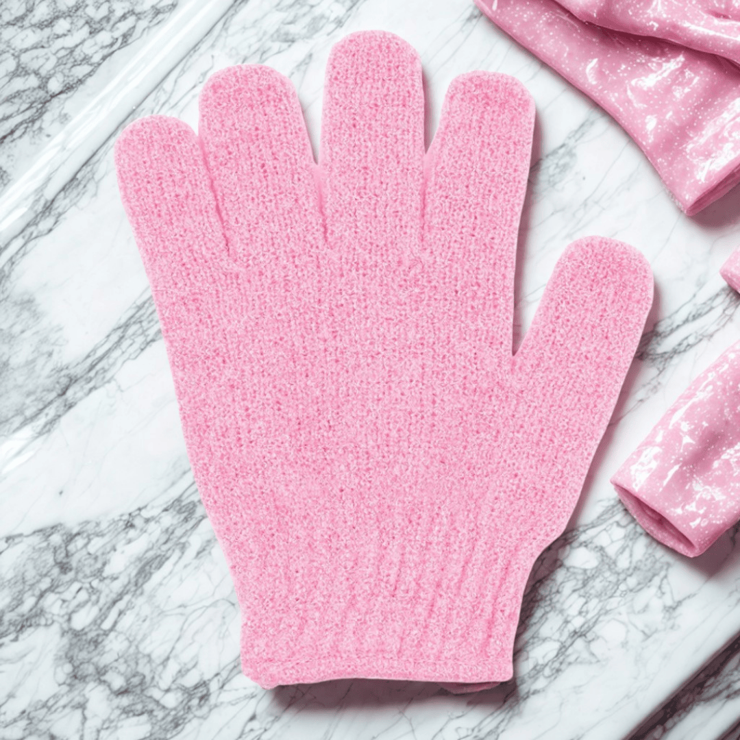 Gants exfoliants | PureTouch Glow Rose -1 pièce