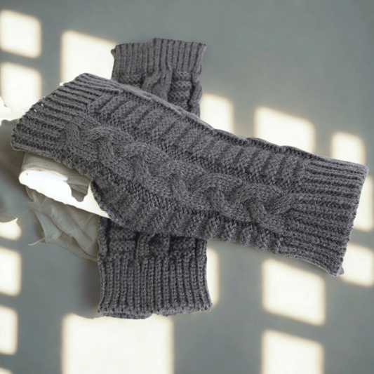 Mitaines femme | KnitCharm Gris