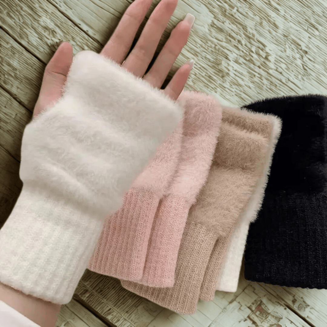 Mitaines femme | Veloursia Gris / TU