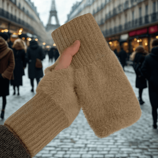 Mitaines femme | Veloursia Kaki / TU