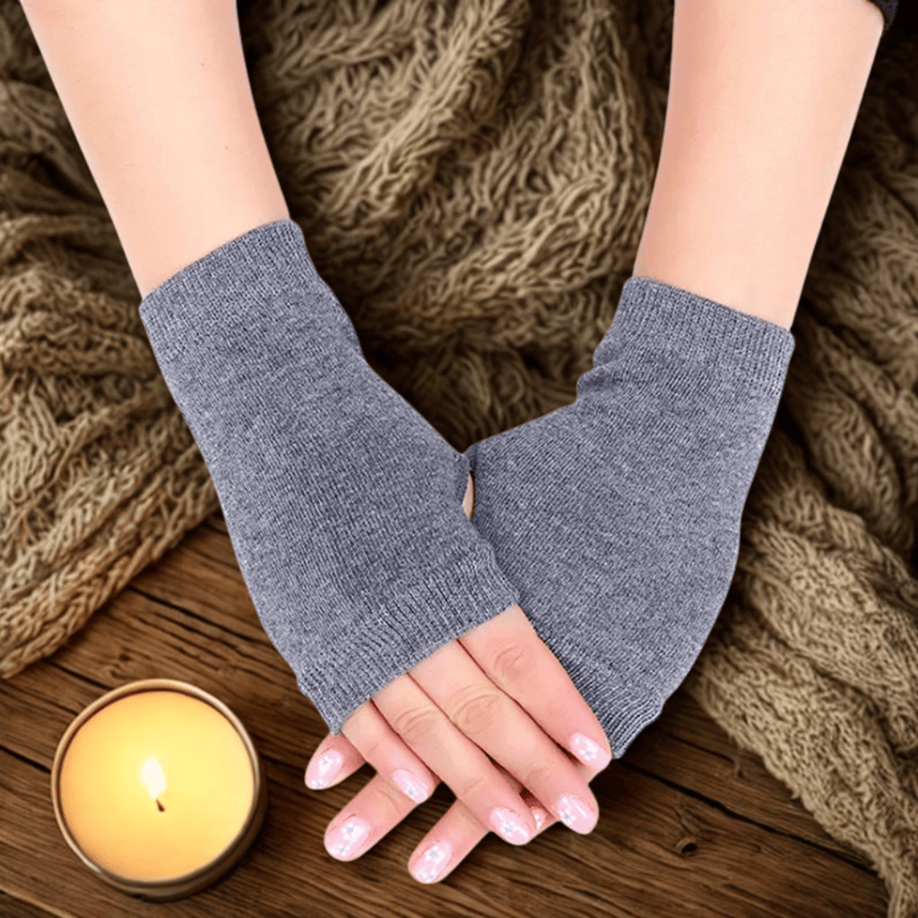 Mitaines femme | WoolAura Gris